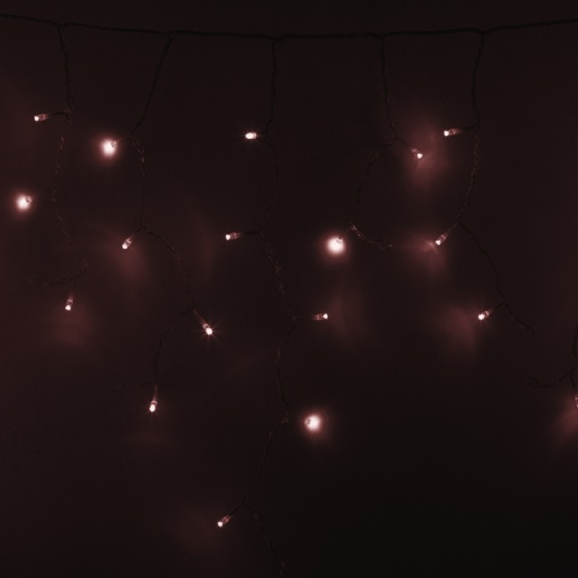 Гирлянда светодиодная Бахрома (Айсикл), 4,8х0,6м, 176 LED ЗОЛОТОЙ, прозрачный ПВХ, IP65, постоянное свечение, 230В NEON-NIGHT (шнур питания в комплекте)