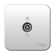 Коннектор ТВ BLANCA с изолирующей пластиной, алюминий Коннектор ТВ BLANCA с изолирующей пластиной, алюминий