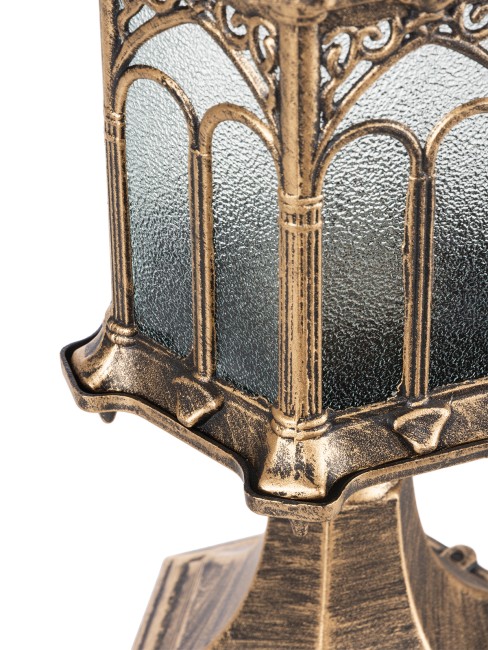 Светильник садово-парковый "Ампир" 60 Вт, стойка шагрень/бронза Е27, TDM