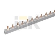 Шина соединительная типа PIN (штырь) однофазная 63А (1м) Шина соединительная типа PIN (штырь) однофазная 63А (1м)