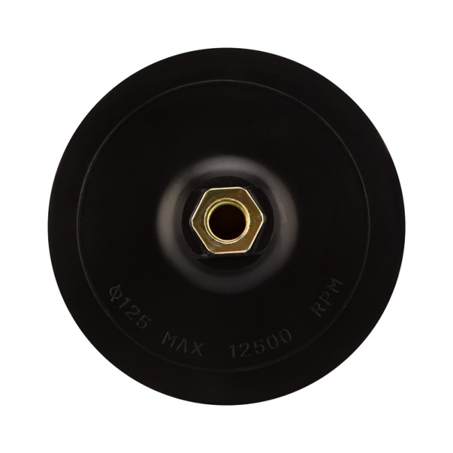 Насадка для дрели и УШМ с липучкой и адаптером, 125мм, 5мм, мягкая KRANZ