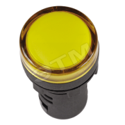 Лампа AD-22DS LED матрица 22мм желтый 230В Лампа AD-22DS LED матрица 22мм желтый 230В