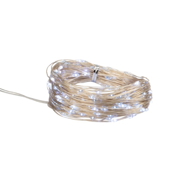 Гирлянда Роса с трансформатором, 20 м, 200 LED, белое свечение NEON-NIGHT