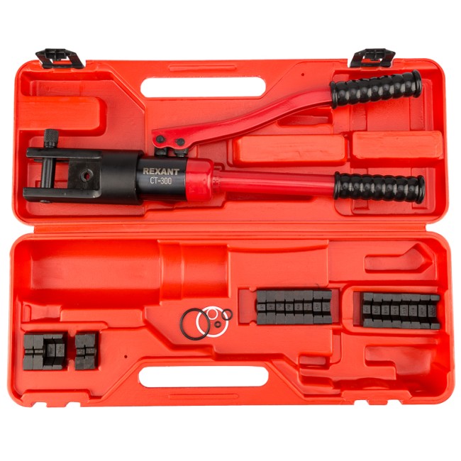 Пресс гидравлический REXANT CT-300 (ПГР-300) для наконечников 10-300 мм² Пресс гидравлический REXANT CT-300 (ПГР-300) для наконечников 10-300 мм²