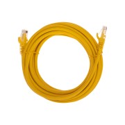 Патч-корд U/UTP CAT 6, RJ45-RJ45, 26AWG, LSZH, желтый, 5м REXANT Патч-корд U/UTP CAT 6, RJ45-RJ45, 26AWG, LSZH, желтый, 5м REXANT