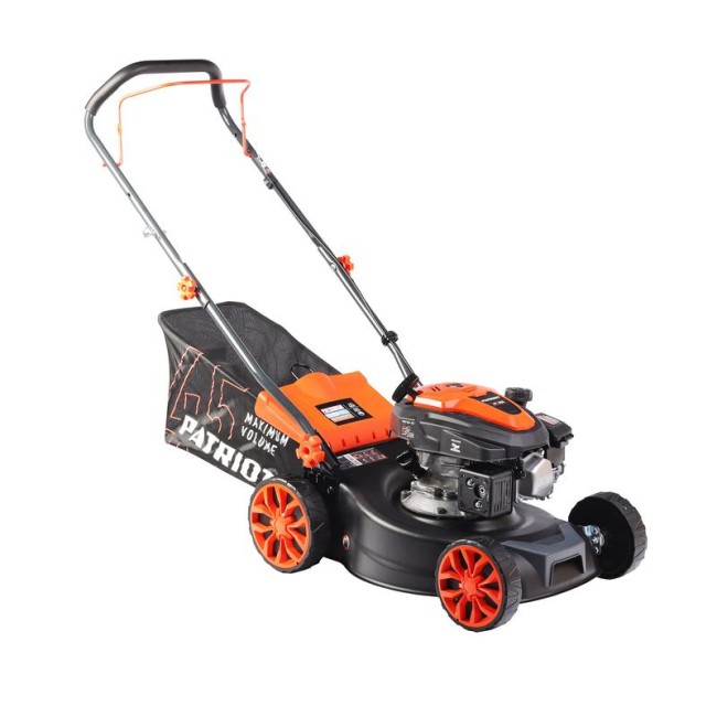Газонокосилка бензиновая PT 400 41см 3.5л.с 130сс трав. 45л ткань 3 уровня (25-65) метал. Дека PATRIOT 512109400 Газонокосилка бензиновая PT 400 41см 3.5л.с 130сс трав. 45л ткань 3 уровня (25-65) метал. Дека PATRIOT 512109400