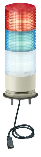 Колонна световая с USB подключением в сборе 6 мм мультицветная