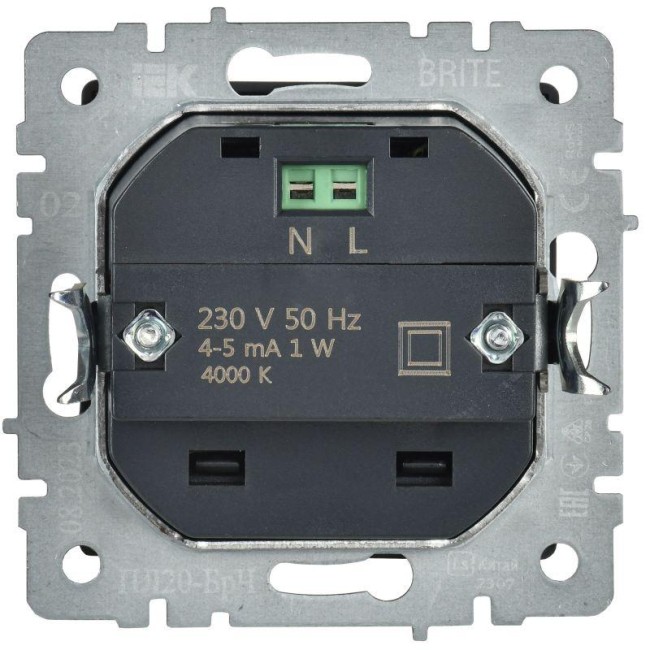 Подсветка светодиодная BRITE встраив. ПЛ20-БрЧ механизм черн. IEK BR-FL20-K02 Подсветка светодиодная BRITE встраив. ПЛ20-БрЧ механизм черн. IEK BR-FL20-K02