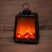 Светодиодный камин Лофт USB с эффектом живого огня 17х10х24.5 см NEON-NIGHT Светодиодный камин Лофт USB с эффектом живого огня 17х10х24.5 см NEON-NIGHT