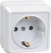 Розетка 1-м ОП Октава РС20-3-ОБ 16А IP20 с заземл. бел. GENERICA ERO11-K01-16-DC Розетка 1-м ОП Октава РС20-3-ОБ 16А IP20 с заземл. бел. GENERICA ERO11-K01-16-DC