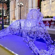 Световой арт-объект Синий Тигр 300х150 см Световой арт-объект Синий Тигр 300х150 см