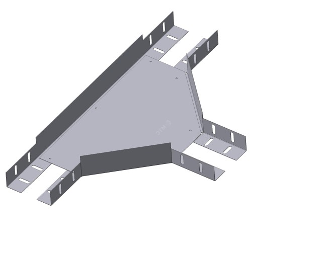 Лоток тройниковый ЛМс-Т 200х65-1,5ц УТ2,5 Лоток тройниковый ЛМс-Т 200х65-1,5ц УТ2,5