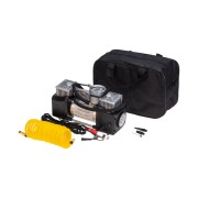 Компрессор автомобильный усиленный двухпоршневой с цифровым манометром и функцией автостоп (60л/мин, 10 АТМ) REXANT Компрессор автомобильный усиленный двухпоршневой с цифровым манометром и функцией автостоп (60л/мин, 10 АТМ) REXANT