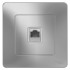 BLANCA скрытой установки розетка компьютерная RJ45, алюминий