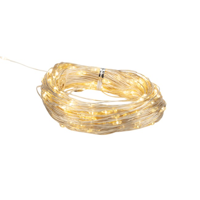 Гирлянда Роса с трансформатором 30 м, 300 LED, теплое белое свечение NEON-NIGHT Гирлянда Роса с трансформатором 30 м, 300 LED, теплое белое свечение NEON-NIGHT