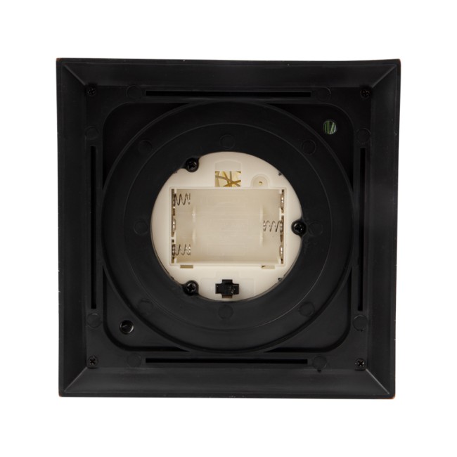 Декоративный фонарь со свечкой и шишкой, бронзовый корпус, размер 14x14x27 см, цвет теплый белый Декоративный фонарь со свечкой и шишкой, бронзовый корпус, размер 14x14x27 см, цвет теплый белый