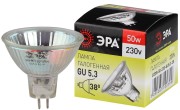 Лампа накаливания галогенная GU5.3-JCDR (MR16) -50W-230V-CL (галоген, софит, 50Вт, нейтр, GU5.3) ЭРА (10/200/6000) ЭРА Лампа накаливания галогенная GU5.3-JCDR (MR16) -50W-230V-CL (галоген, софит, 50Вт, нейтр, GU5.3) ЭРА (10/200/6000) ЭРА