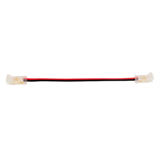 Коннектор WOLTA WLS-2PIN-5MM-MONO-2 выводной/последовательный для одноцветной SMD ленты шириной 5мм, провод 10см, комплект 3шт.