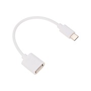 Кабель OTG Type C на USB/2,4A/PVC/white/15cm/REXANT Кабель OTG Type C на USB/2,4A/PVC/white/15cm/REXANT