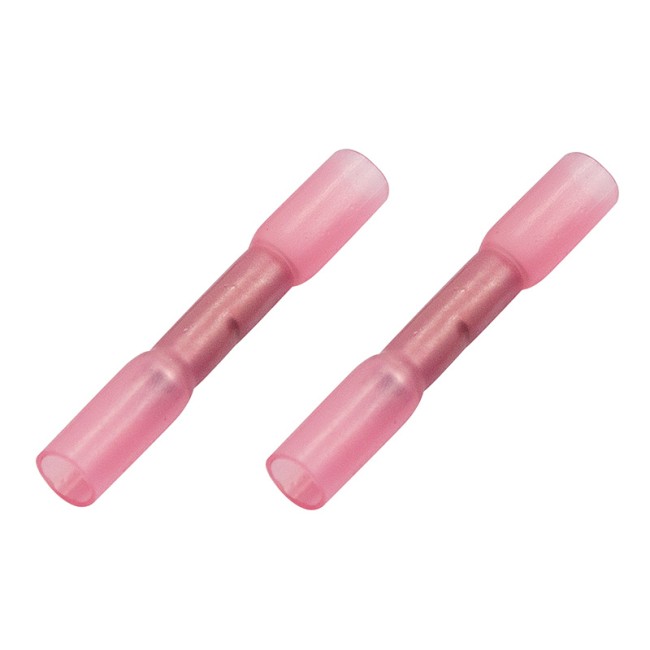 Соединительная гильза изолированная термоусаживаемая L-37 мм 0.5-1 мм² (ГСИ-т 1.0/ГСИ-т 0,5-1,0) красная, в упак. 10 шт. REXANT