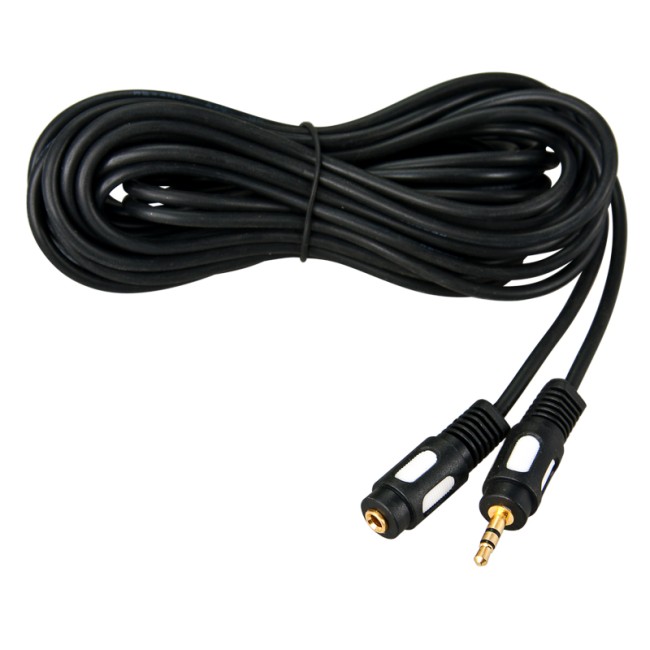 Шнур Стерео 3,5мм гнездо - Стерео 3,5мм штекер, 7м, Gold REXANT Шнур Стерео 3,5мм гнездо - Стерео 3,5мм штекер, 7м, Gold REXANT