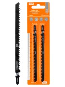 Пилки для электролобзика по дереву, HCS, 110х4 мм, быстрый рез, T344D, 2 шт, "Рубин", TDM