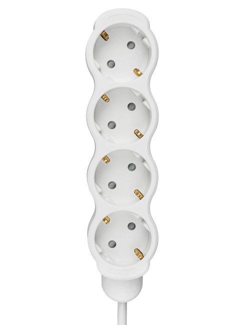 Удлинитель бытовой "Люкс" УЛ04 4 гнезда, 1,5м, с/з, с з/ш, ПВС 3х1мм2 16А/250В бело-серый TDM Удлинитель бытовой "Люкс" УЛ04 4 гнезда, 1,5м, с/з, с з/ш, ПВС 3х1мм2 16А/250В бело-серый TDM