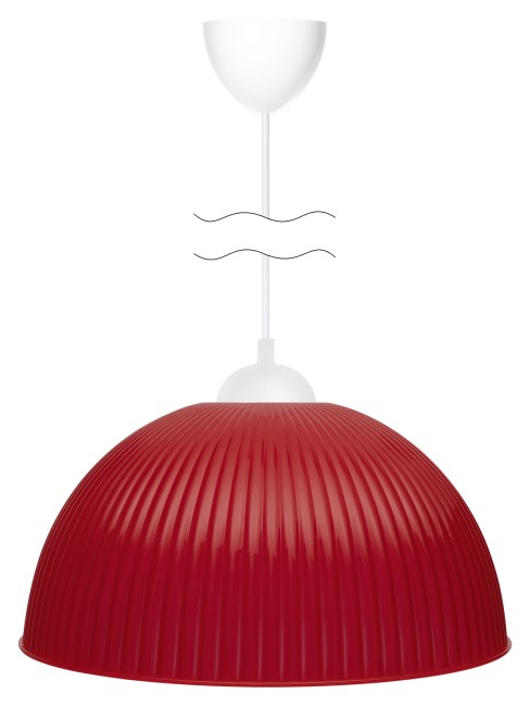 Светильник НСБ 1840/1 "Home" 15 Вт, Е27, красный, шнур белый TDM Светильник НСБ 1840/1 "Home" 15 Вт, Е27, красный, шнур белый TDM