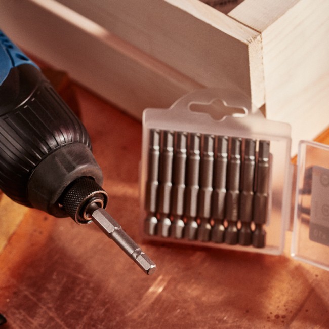 Бита шестигранная  HEX-5х50 мм для шуруповерта ( упак 10шт) Kranz