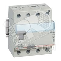 Выключатель дифференциального тока (УЗО) 4п 63А 30мА TX3 АC