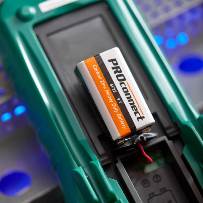 Батарейка солевая 6F22 «Крона» 9В, 1 шт, термопленка PROconnect Батарейка солевая 6F22 «Крона» 9В, 1 шт, термопленка PROconnect