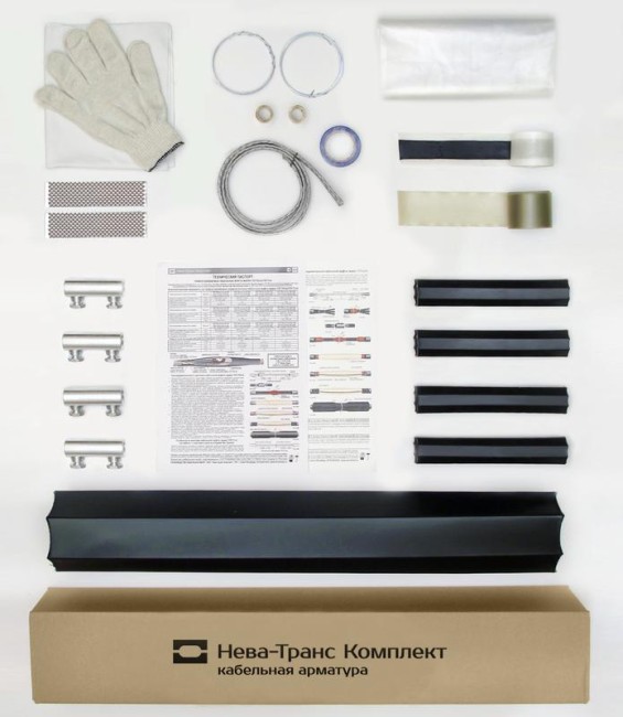 Муфта кабельная соединительная 1кВ 1ПСТ(б)-(тк)-4х(35-50) с болтовыми соединителями Нева-Транс Комплект 22010044 Муфта кабельная соединительная 1кВ 1ПСТ(б)-(тк)-4х(35-50) с болтовыми соединителями Нева-Транс Комплект 22010044
