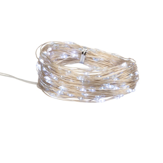 Гирлянда Роса с трансформатором 30 м, 300 LED, белое свечение NEON-NIGHT Гирлянда Роса с трансформатором 30 м, 300 LED, белое свечение NEON-NIGHT