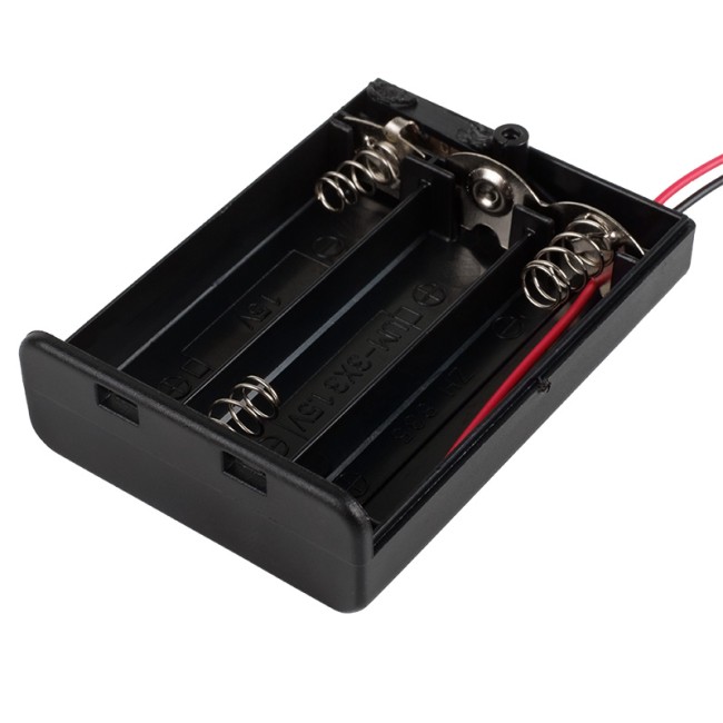 Отсек батарейный BH639, 3хАА (с проводами, закрытый), 5 штук Отсек батарейный BH639, 3хАА (с проводами, закрытый), 5 штук