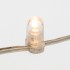 Гирлянда LED Клип-лайт 12 V, прозрачный ПВХ, 150 мм, цвет диодов Теплый белый, Flashing (Белый)