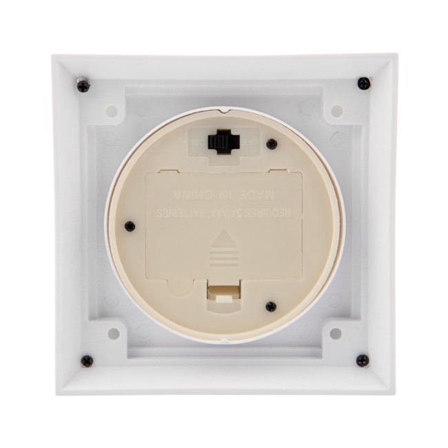 Декоративный фонарь с росой, белый корпус, размер 10,7х10,7х23,5 см, цвет теплый белый Декоративный фонарь с росой, белый корпус, размер 10,7х10,7х23,5 см, цвет теплый белый