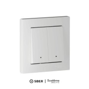 Выключатель 2-кл. AtlasDesign Smart 10А (сх. 5) L+N с подсветкой Zigbee механизм бел. SE ATN000153Z Выключатель 2-кл. AtlasDesign Smart 10А (сх. 5) L+N с подсветкой Zigbee механизм бел. SE ATN000153Z