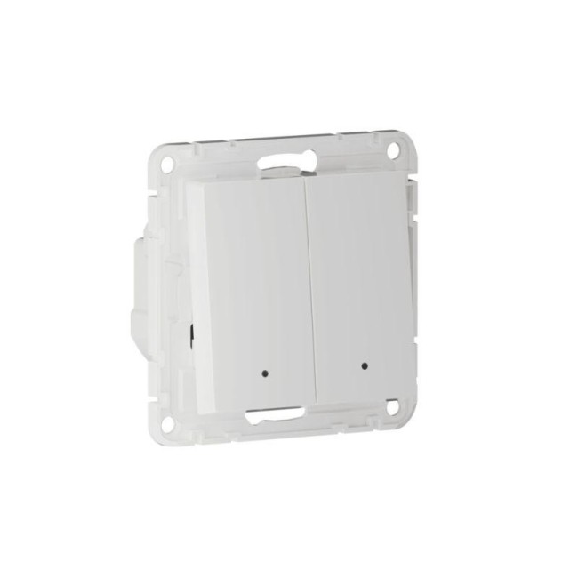 Выключатель 2-кл. AtlasDesign Smart 10А (сх. 5) L+N с подсветкой Zigbee механизм бел. SE ATN000153Z Выключатель 2-кл. AtlasDesign Smart 10А (сх. 5) L+N с подсветкой Zigbee механизм бел. SE ATN000153Z