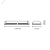 Светильник светодиодный ДПО 36 Вт 3200 Лм 4000К IP40 1200х76х24 мм сталь WLF-2 Gauss