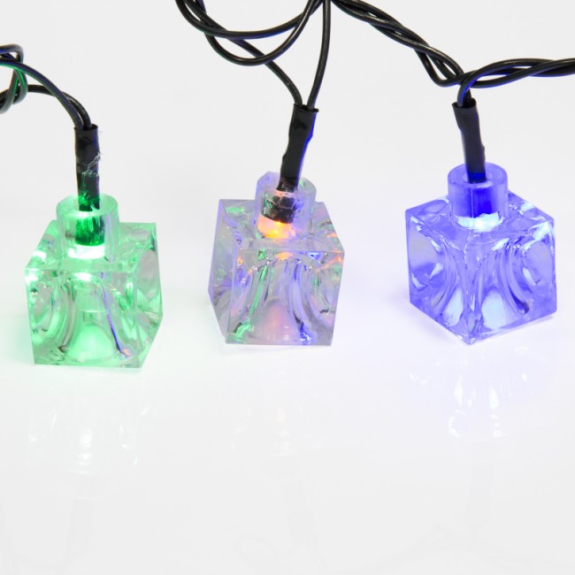 Гирлянда светодиодная Кубики 20 LED МУЛЬТИКОЛОР 2,8 метра с контроллером Гирлянда светодиодная Кубики 20 LED МУЛЬТИКОЛОР 2,8 метра с контроллером