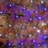 Гирлянда Сеть 2,5х2,5м, черный ПВХ, 432 LED Белые/Синие (шнур питания в комплекте)
