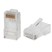 Разъем RJ-45(8P8C) под витую пару, UTP, CAT 6 REXANT Разъем RJ-45(8P8C) под витую пару, UTP, CAT 6 REXANT