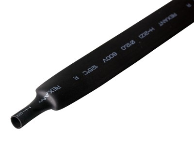 Трубка термоусаживаемая ТУТ нг 12,0/6,0мм, черная, упаковка 50 шт. по 1м REXANT Трубка термоусаживаемая ТУТ нг 12,0/6,0мм, черная, упаковка 50 шт. по 1м REXANT