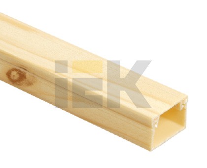Кабель-канал 40x25 сосна ЭЛЕКОР (18м) Кабель-канал 40x25 сосна ЭЛЕКОР (18м)