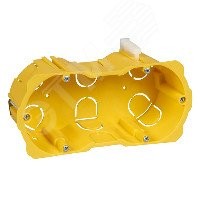 Коробка установочная двухпостовая для полых стен 151х46 Коробка установочная двухпостовая для полых стен 151х46