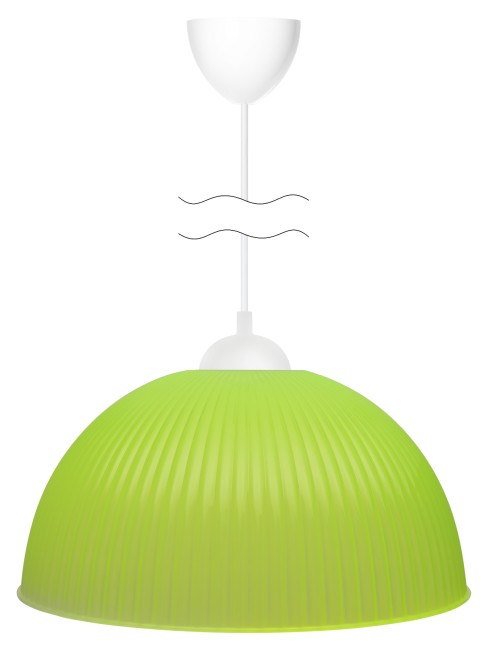 Светильник НСБ 1840/1 "Home" 15 Вт, Е27, зеленый, шнур белый TDM Светильник НСБ 1840/1 "Home" 15 Вт, Е27, зеленый, шнур белый TDM