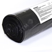 Пакеты для мусора ПВД рулон 120 л черные 30шт Standart /10 рул. Пакеты для мусора ПВД рулон 120 л черные 30шт Standart /10 рул.