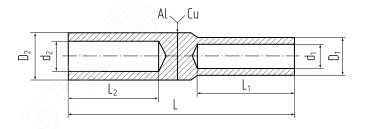 Гильза ГАМ  50-35 (КВТ) Гильза ГАМ  50-35 (КВТ)