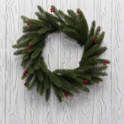 Еловый венок с ягодами NEON-NIGHT Ø 45 см, литой Еловый венок с ягодами NEON-NIGHT Ø 45 см, литой