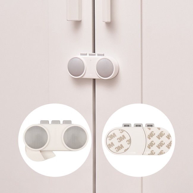 Замок-блокиратор для шкафов и холодильников клеевой HALSA Замок-блокиратор для шкафов и холодильников клеевой HALSA